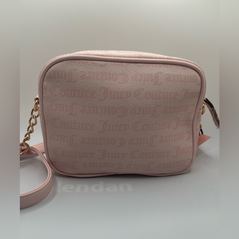 NWT Juicy Couture Gothic Dots Powder Blush Bestsellers Camera Crossbody OS - Picture 4 of 11